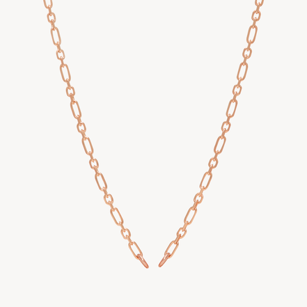 Figaro Chain Charm Necklace Base