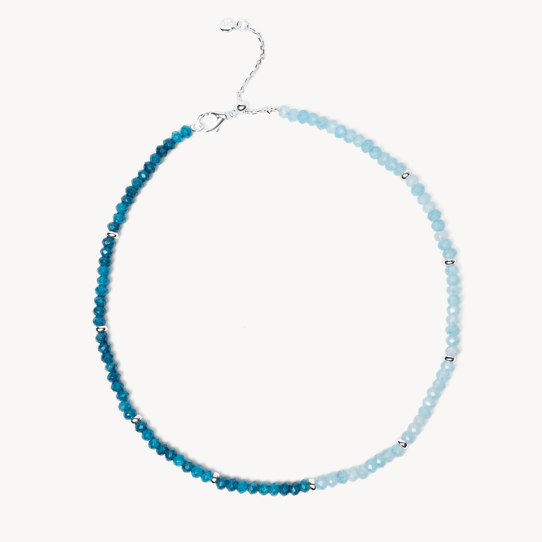 Blue Chalcedony Gemstone Versa Wrap Bracelet 
