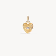 Heart Beam Charm