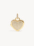 Heart Locket Charm Gold