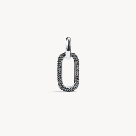Sparkle Reversible Charm Hematite