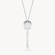 Horseshoe Bolo Tie Necklace