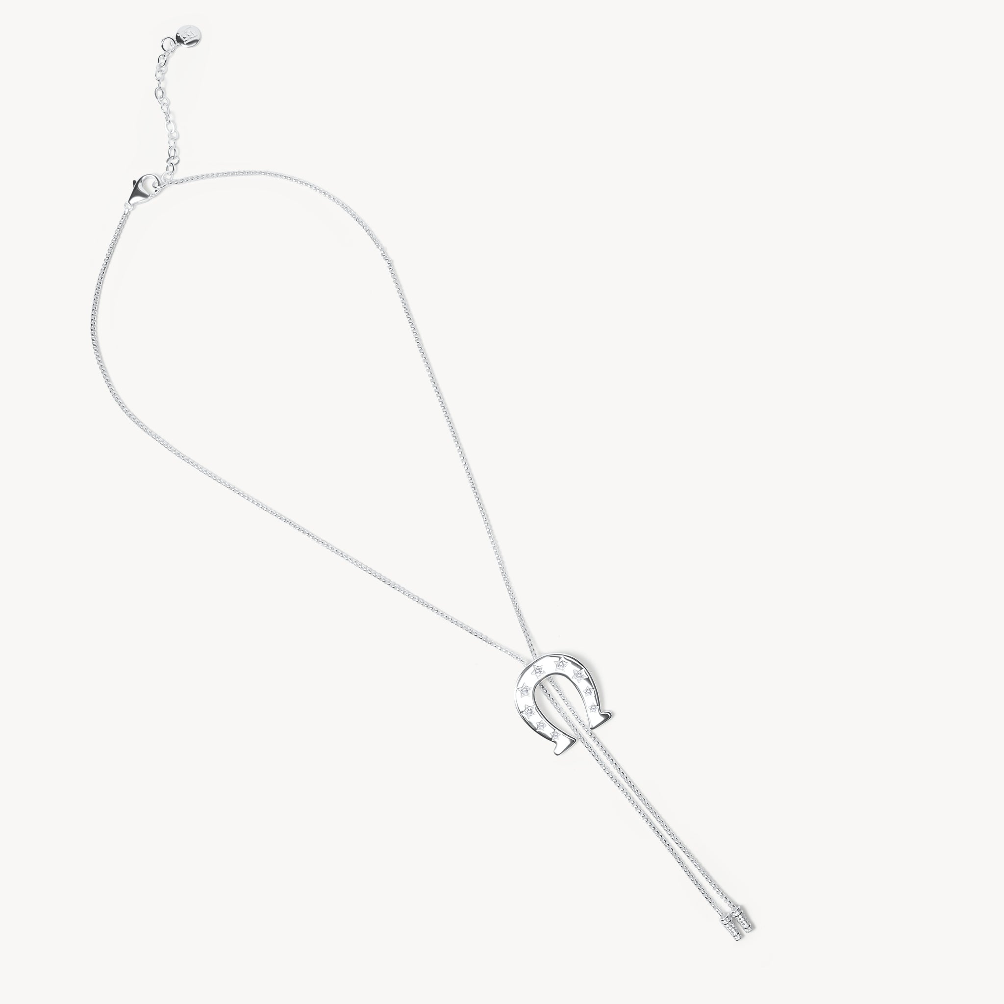 Horseshoe Bolo Tie Necklace
