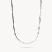 Intertwine Chain Necklace Silver