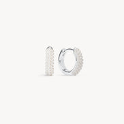 June Birthstone Always On Hoop Earrings