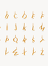 Letter Charm — Gold Collection