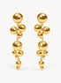 Bubbly Linear Drop Earrings