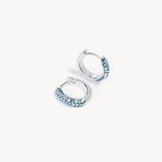 March Birthstone Always On Hoop Earrings