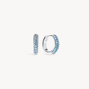 March Birthstone Always On Hoop Earrings