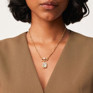 Figaro Chain Charm Necklace Base