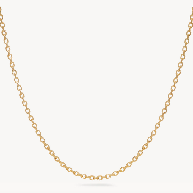 Rolo Slider Chain Gold