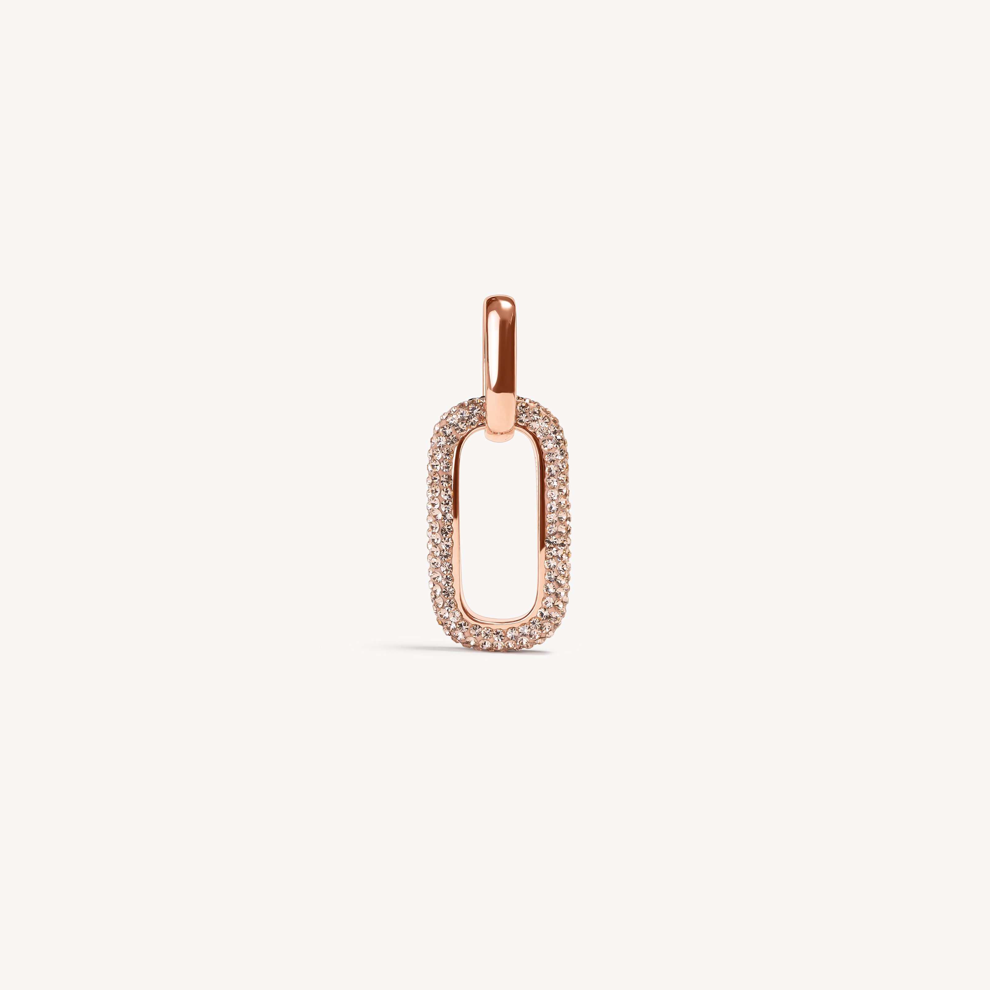 Sparkle Reversible Charm Rose Gold