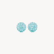 8mm Birthstone Sparkle Ball™ Stud Earrings December