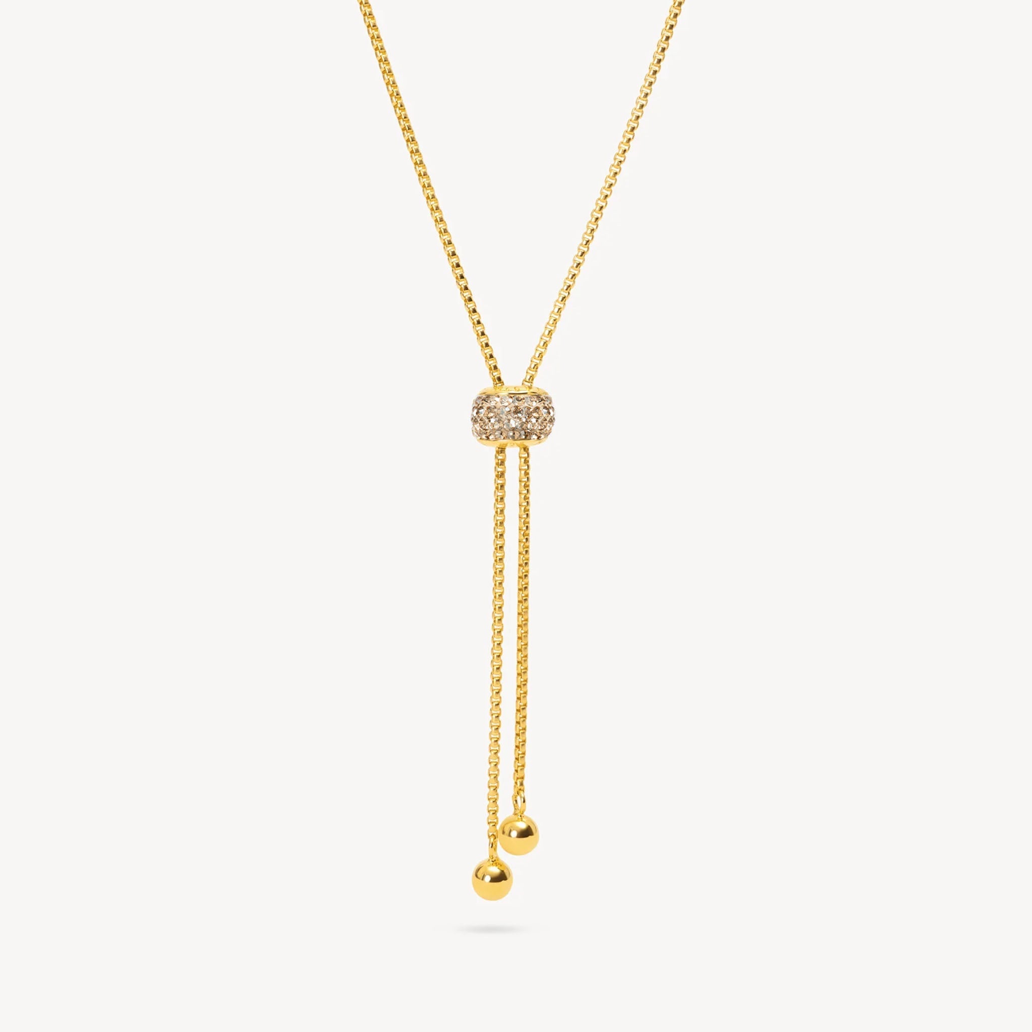 Sparkle Bolo Tie Necklace