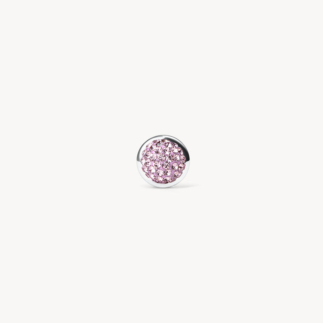 Lilac Sparkle Bezel Charm