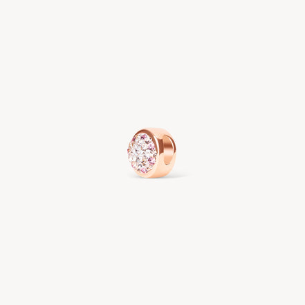 Pink Champagne Sparkle Bezel Charm