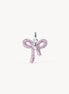 Lilac Sparkle Bow Charm