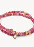 Rose Sparkle Ball™ Double Wrap Bracelet