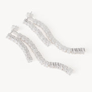Tennis Earrings Jackets laying flat
