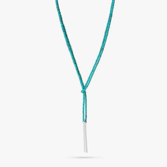 Turquoise Lariat Necklace