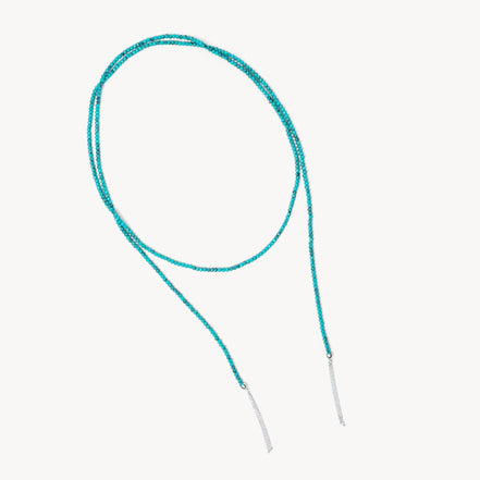 Turquoise Lariat Necklace