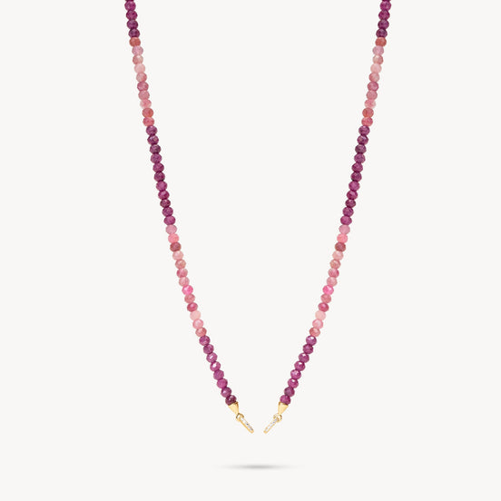 Warm Gradient Charm Base Necklace with no link